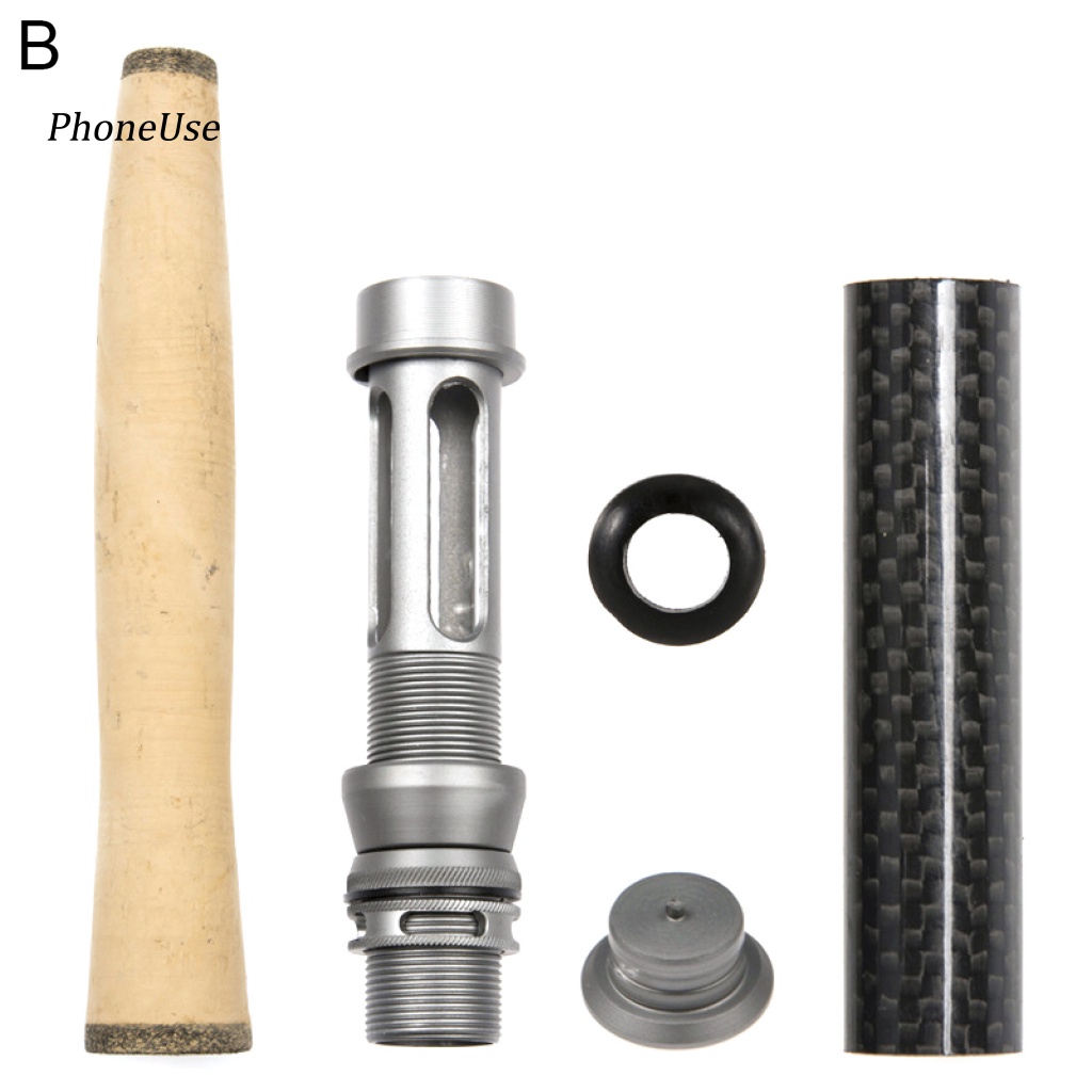 1 Bộ Tay Quay Cần Câu Cá Bằng PU Có Nút Bần