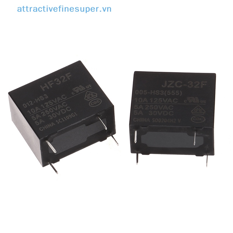 Rơ Le AFS HF32F JZC-32F-005 009 012 024-HS3 4PIN 5A 10A JZC-32F-G-024-HS10A