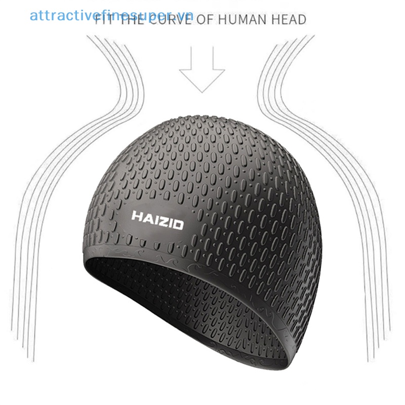 Afs Mũ Bơi Silicon Chống Thấm Nước Bảo Vệ Tai Cho Người Lớn