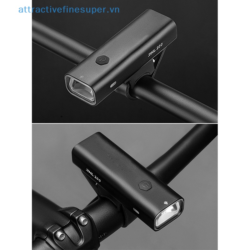 Đèn Pha LED 2000mAh Type-C Siêu Nhẹ Bằng Nhôm Chống Mưa Tiện Dụng Cho Xe Đạp