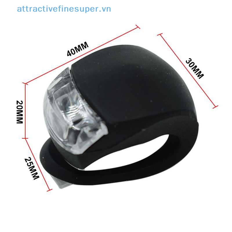 Đèn Pha LED Silicone Chống Thấm Nước Tiện Lợi Dành Cho Xe Đạp