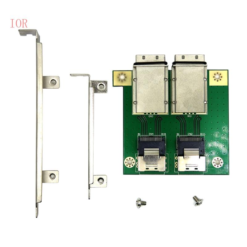 Bảng Mạch Chuyển Đổi IOR Mini SAS26p Pci Server SFF-8087 Sang SFF-8088