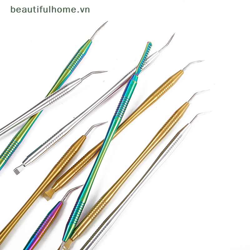 Thanh Kim Loại Làm Sạch Lông Mi Giả Trang Điểm Làm Đẹp