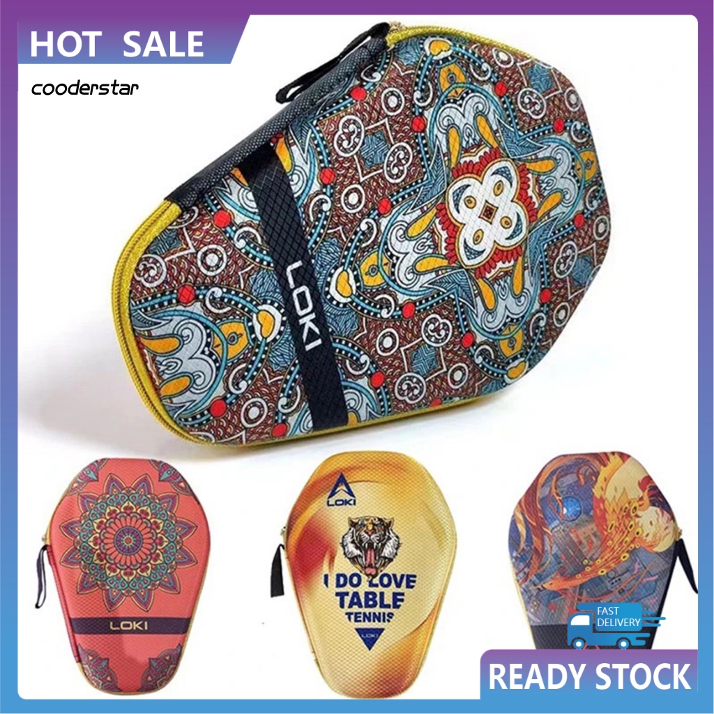 Cood Vỏ Bọc Vợt Bóng Bàn Bằng Sợi Dày Dặn Có Khóa Kéo Và Túi Đựng Phong Cách Trung Hoa