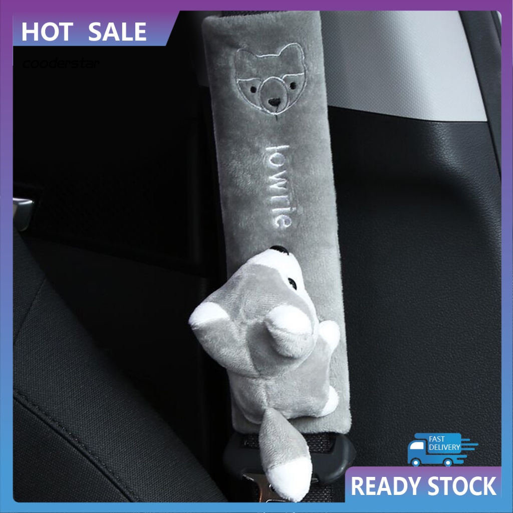 Vỏ Bọc Dây Đai An Toàn Xe Hơi Kiểu Hoạt Hình Dễ Thương Tháo Rời Được Tiện Dụng