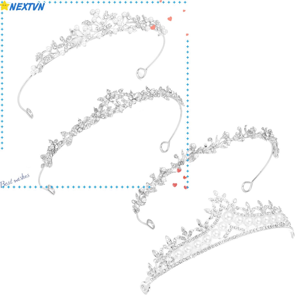 NEXTVN Băng Đô Cài Tóc Hình Vương Miện Thời Trang