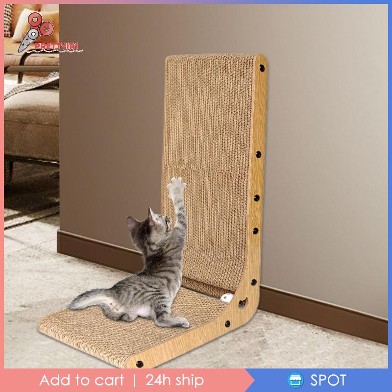 Tấm Đệm Giấy Các Tông L Cào Móng Bảo Vệ Đồ Nội Thất Cho Mèo Bảo Vệ Đồ Nội Thất Có Bóng Đồ Chơi