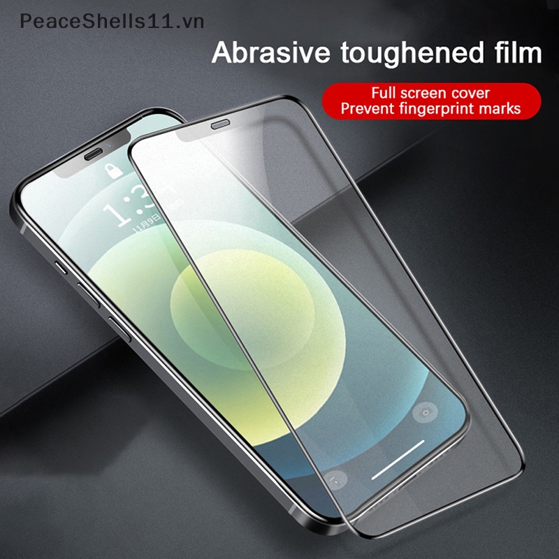 Kính Cường Lực Bảo Vệ Màn Hình Không Để Lại Dấu Vân Tay Cho iPhone 11 12 13 Pro Max 7 8 6 Plus XR X XS Max