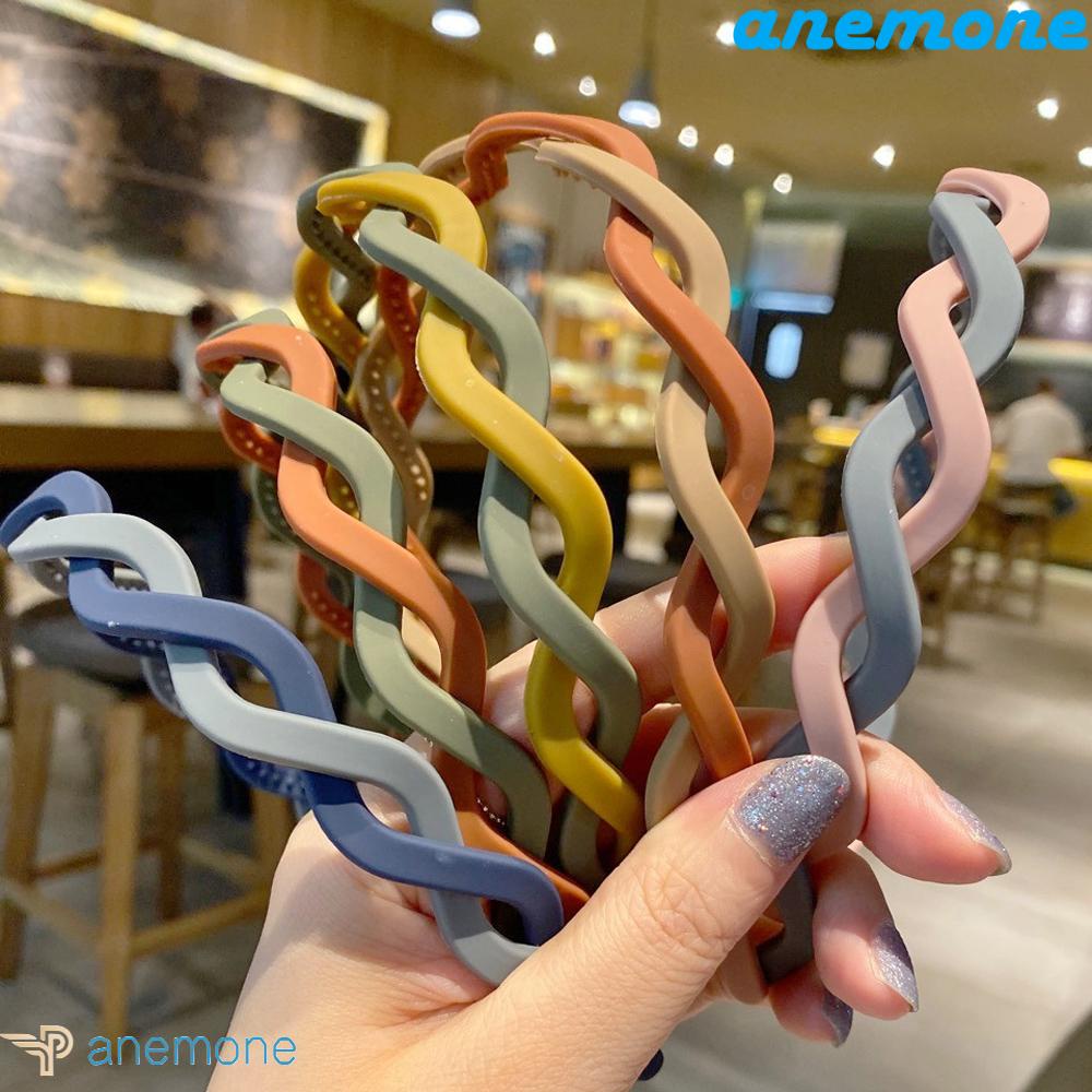 ANEMONE Băng Đô Cài Tóc Màu Sắc Thời Trang Cho Nữ