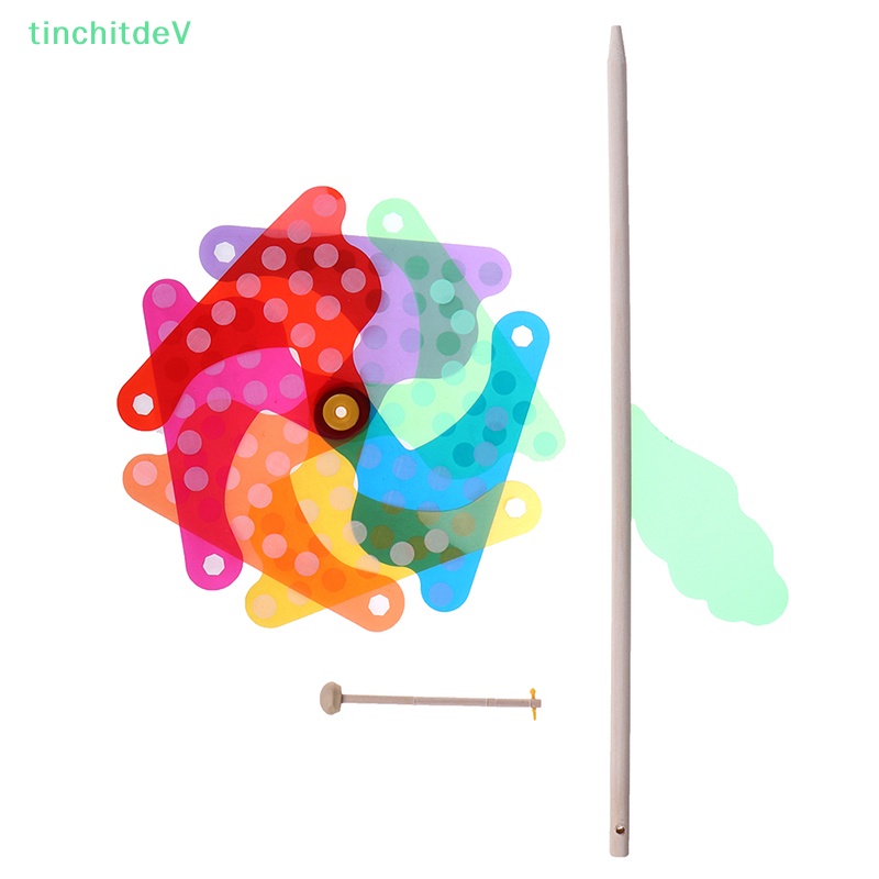 [TinchitdeV] Đồ Chơi Chong Chóng Gió Sân Vườn Bằng Gỗ 24cm [Mới]