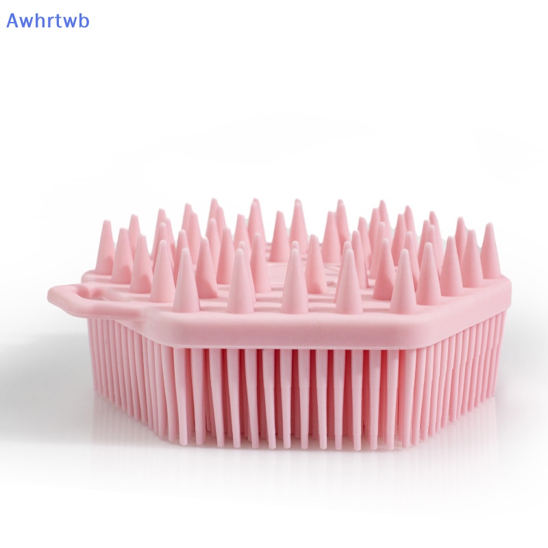 Bàn Chải Silicon Cầm Tay Dùng Mát Xa Da Đầu Khi Tắm Tiện Dụng Mới