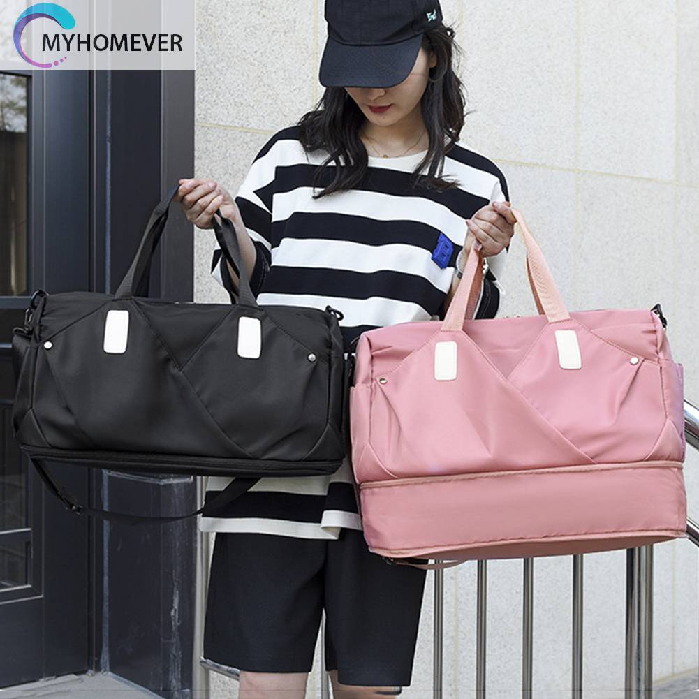 Túi Đựng Đồ Tập Thể Thao Sức Chứa Lớn Chia Ngăn Khô / Ướt Tiện Dụng Cho Nam Và