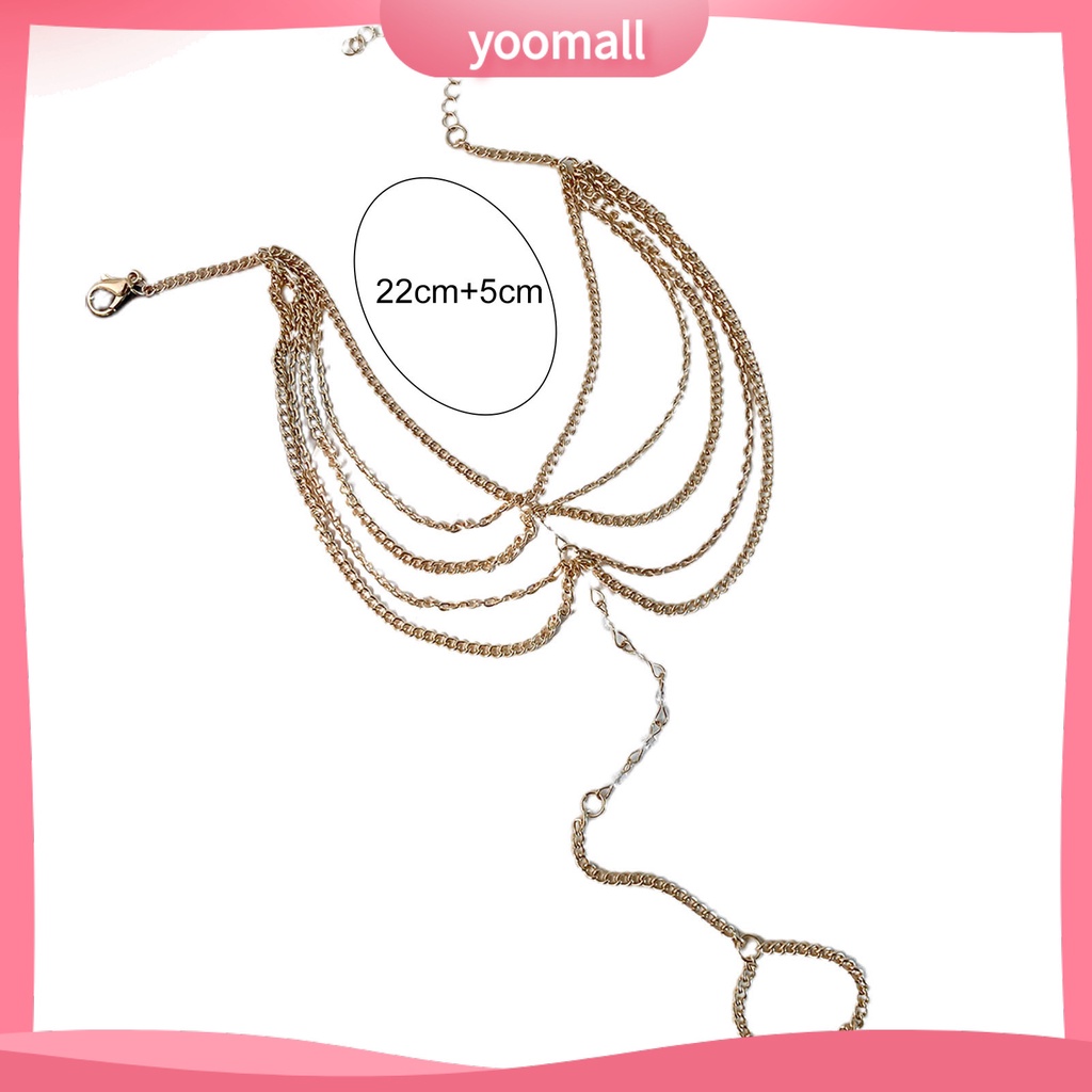 Bộ Nhẫn Đeo Ngón Chân Nhiều Lớp Thời Trang Dành Cho Nữ