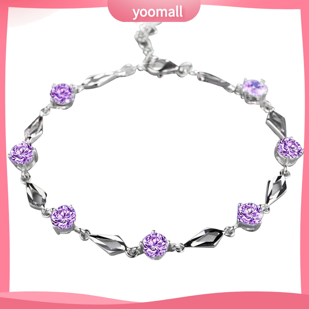 Vòng Đeo Tay Đính Đá Lấp Lánh Thời Trang Dành Cho Nữ