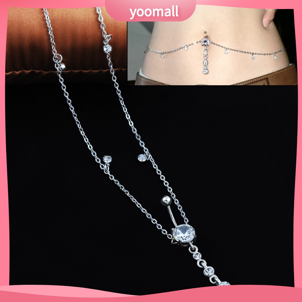 Khuyên Rốn Đính Đá Quyến Rũ Cho Nữ