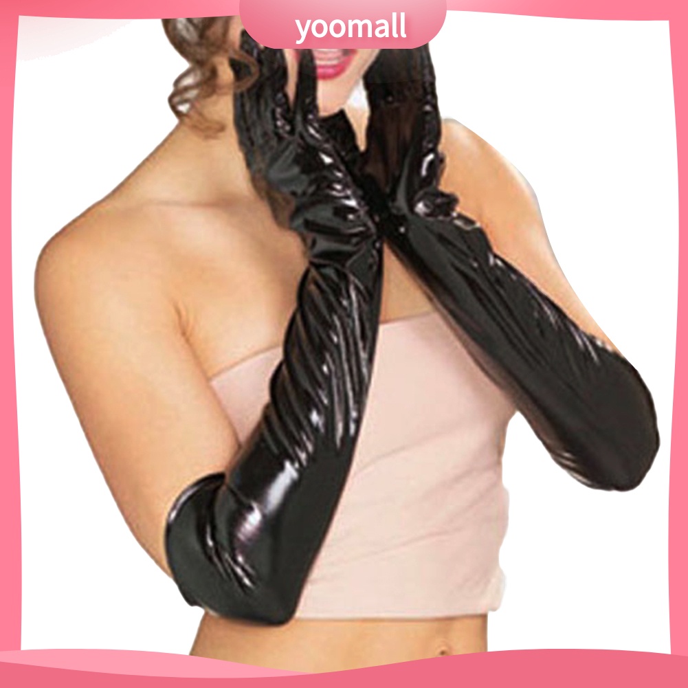 Găng Tay Giả Da Hóa Trang Phong Cách Gothic Cho Nữ