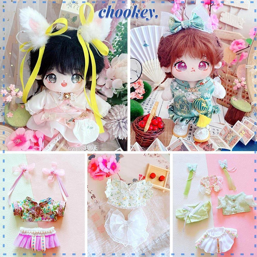 CHOOKEY Băng Đô Cài Tóc Hình Búp Bê EXO / Idol Bằng Lông Nhung Dễ Thương Xinh Xắn