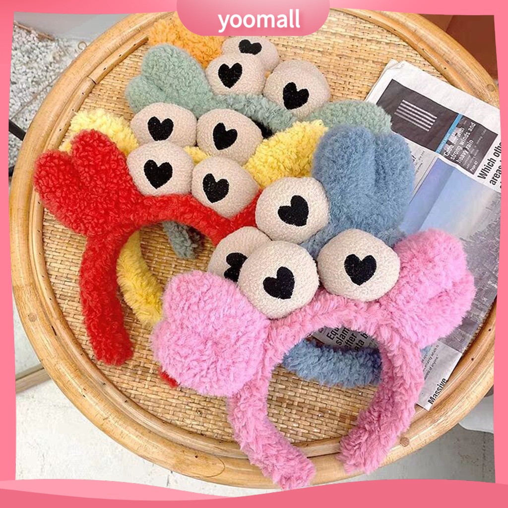 Băng Đô Cài Tóc Chống Trượt Hình Cua Hoạt Hình Dễ Thương Cho Nữ