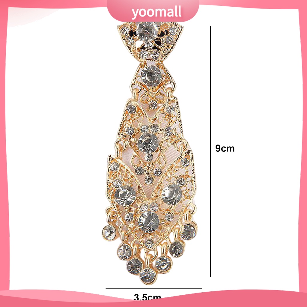 [YM] Vòng Cổ Pha Lê Giả Kim Cương Giả Sang Trọng Trang Trí Đám Cưới / Tiệc Tùng