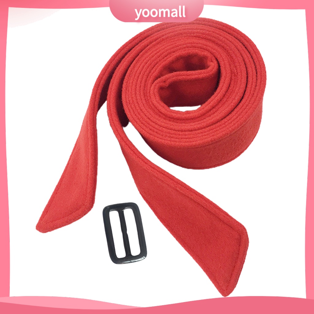 [YM] Thắt Lưng Lông Nhung Dài Màu Trơn Co Giãn Trang Trí Áo Khoác Vest Mặc Hàng Ngày Cho Nữ