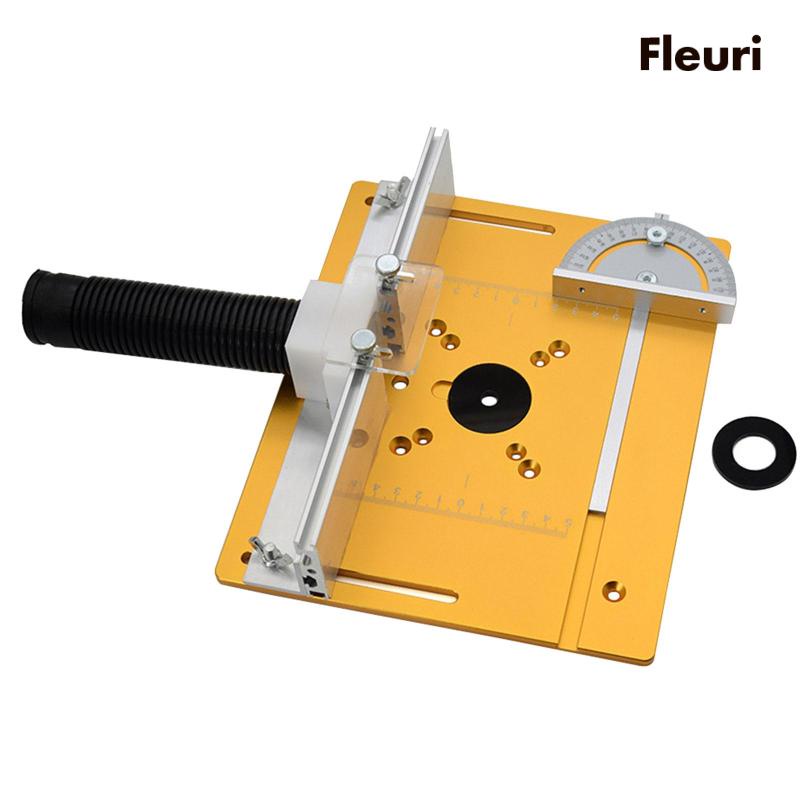 Tấm Định Tuyến Bằng Nhôm 20cmx24cm / 7.87inchx9.45inch Chuyên Dụng Cho Máy Cưa Bàn