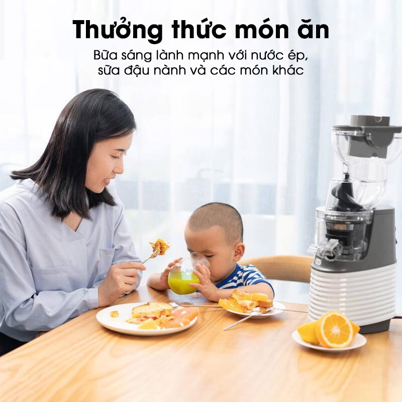 Máy Ép Chậm Xiaomi BUD BJ32 Máy Ép Trái Cây Hoa Quả, Công Suất Lớn 250W, Ép Các Loại Rau Củ Quả.