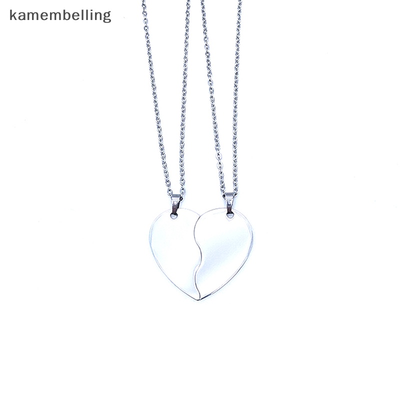 Vòng cổ Mặt Mảnh Ghép Trái Tim kamembelling Sáng Tạo Thời Trang Cho Cặp Đôi