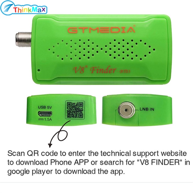 Máy Dò Vệ Tinh Gtmedia V8 Finder Bt03 Tương Thích Với Android Ios Bluetooth-Compatfinder