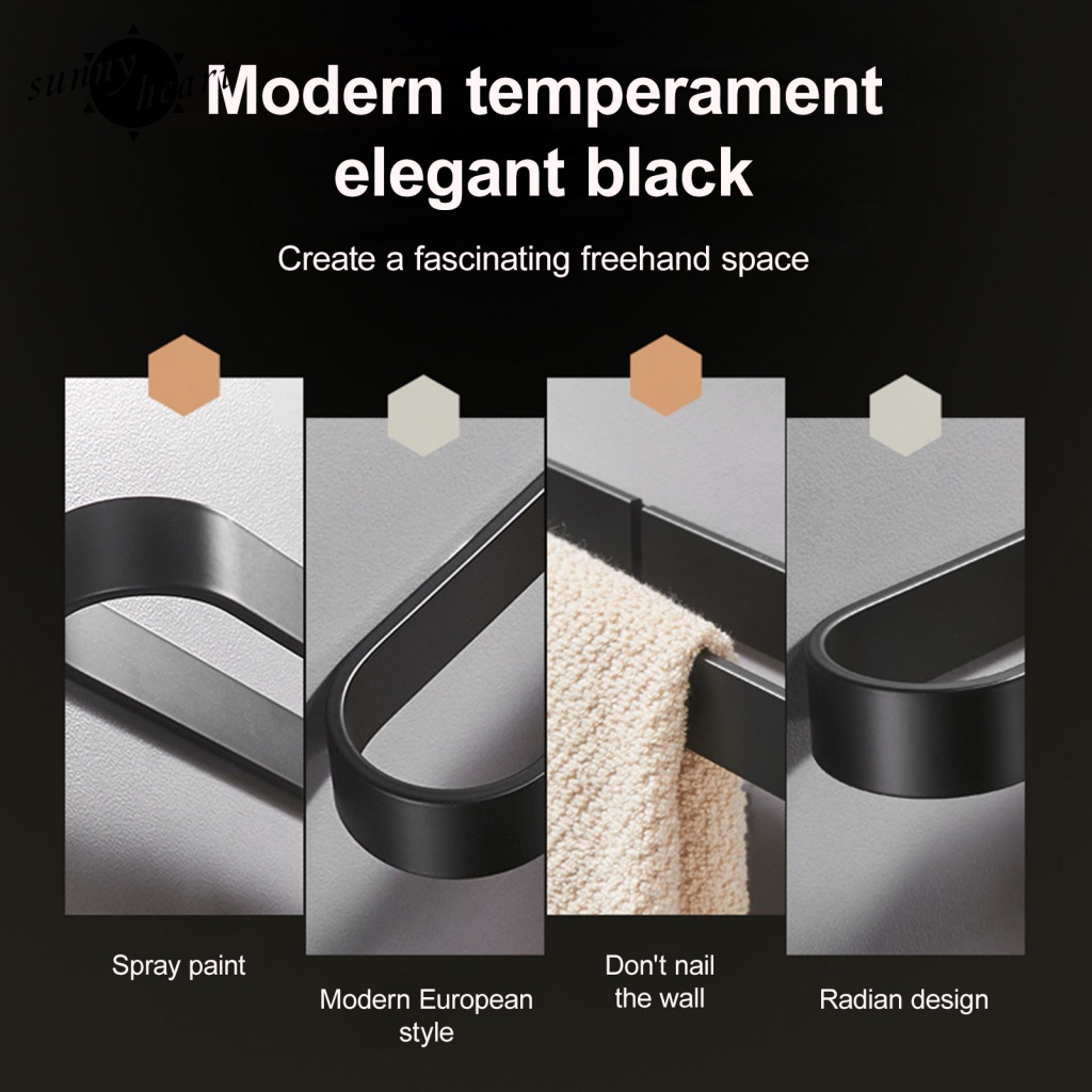 Giá Đôi Treo Khăn Tắm Chống Nắng Hình Chữ U Phong Cách Tối Giản Hiện Đại