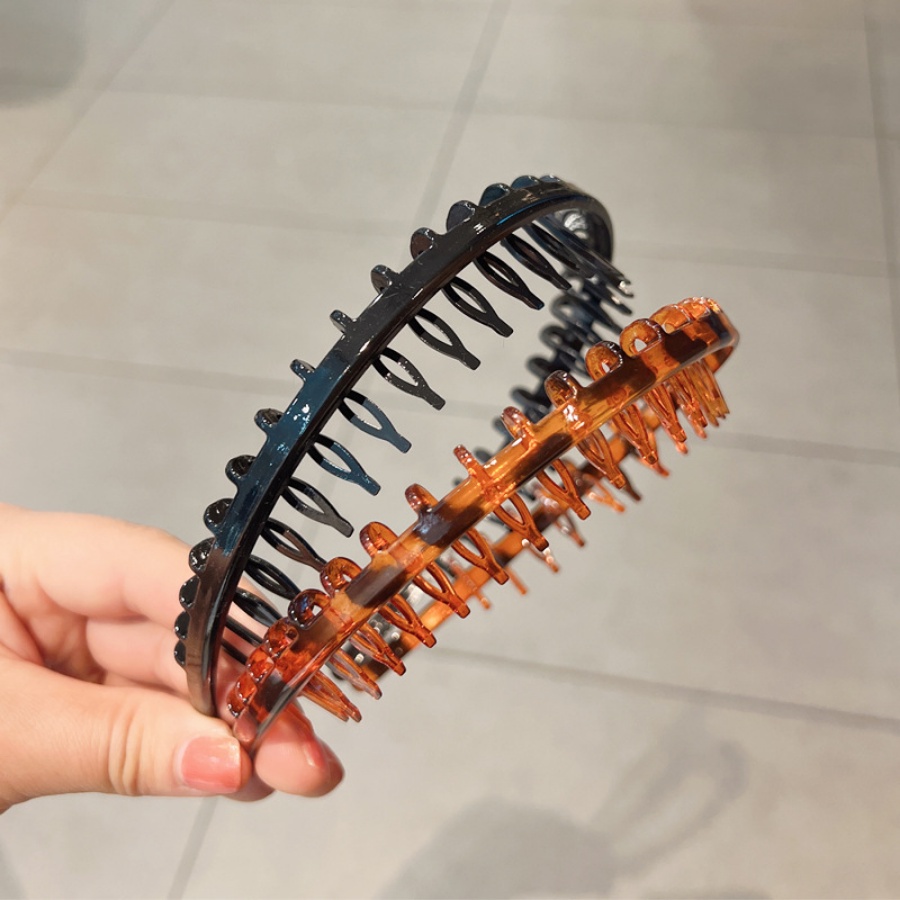 Băng Đô Rửa Mặt Bằng Nhựa Chống Trượt Thời Trang Mùa Hè Cho Nữ