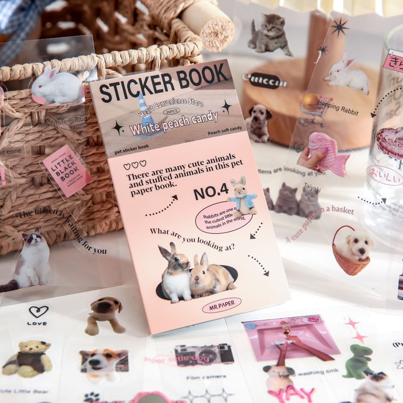 Cuốn sticker trang trí Convenient Store 20 tấm không trùng mẫu