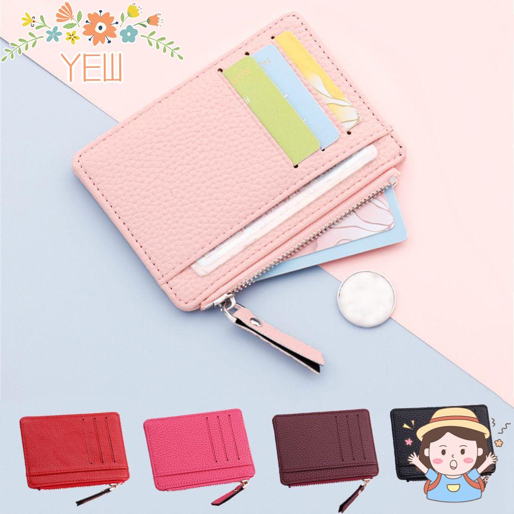 Ví Đựng Thẻ Có Khóa Kéo Phong Cách Doanh Nhân Thời Trang Cho Nữ