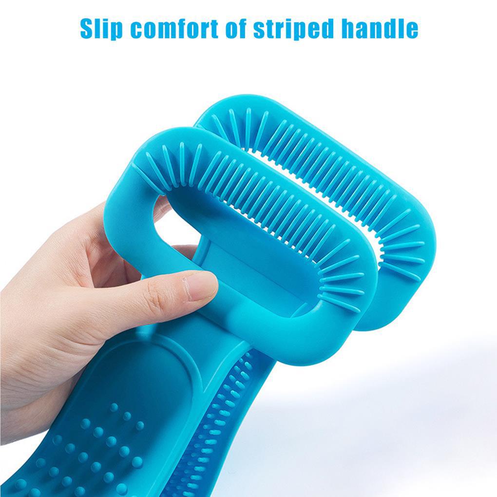 Bàn Chải Chà Lưng Tẩy Tế Bào Chết Bằng Silicon Hai Mặt Tiện Dụng