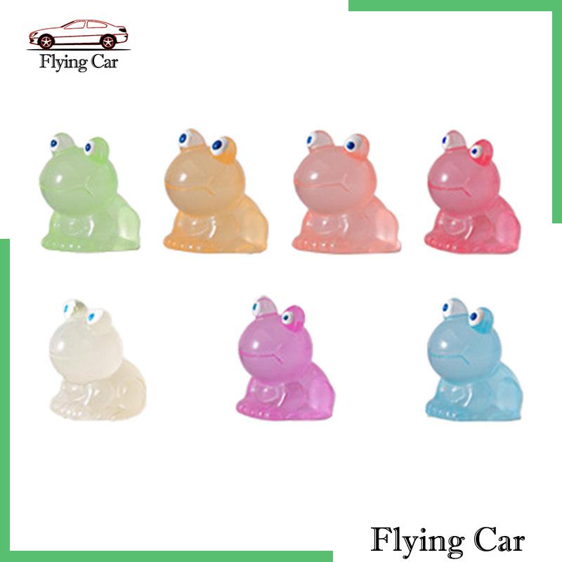 Mô Hình Chú Ếch Mini Bằng Resin Dạ Quang Trang Trí Bánh Kem