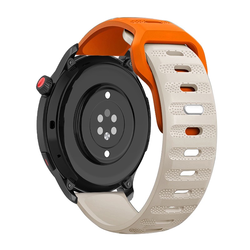 Dây Đeo Tay Bằng Silicone Thoáng Khí 22mm Cho Huami Amazfit GTR 4 3 Pro / GTS4 Mini GTS 3 2 Bip 20mm