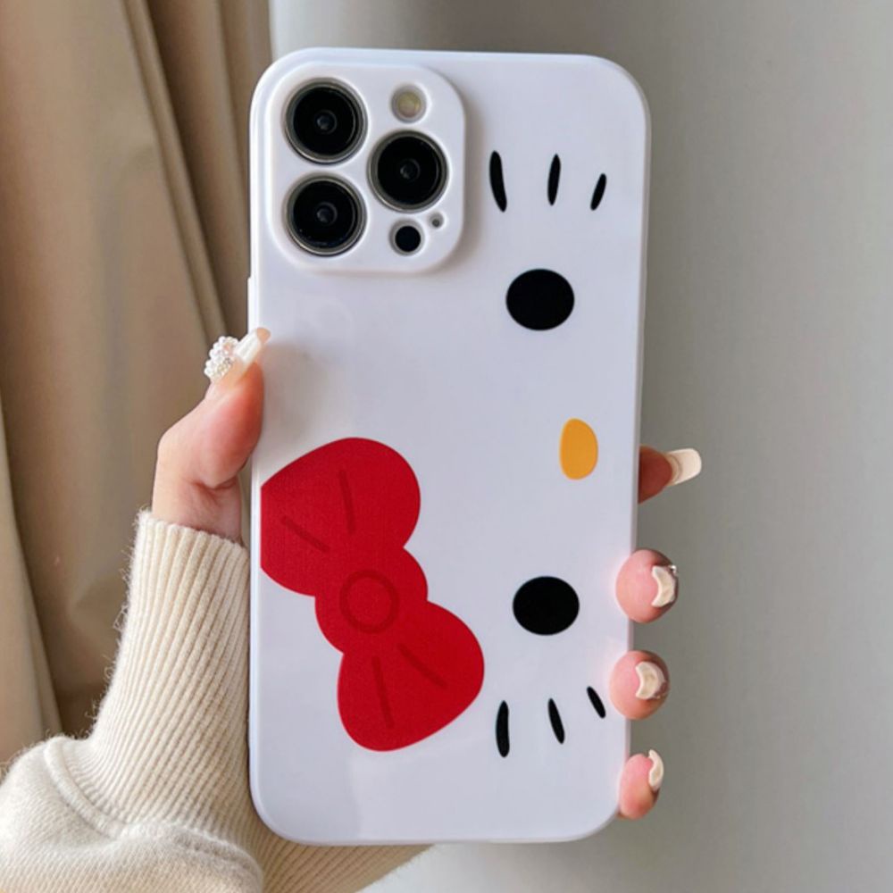 Ốp Điện Thoại TPU Dẻo Họa Tiết Hoạt Hình Hello Kitty Dễ Thương Cho IPhone 11 12 13 14 Pro Max