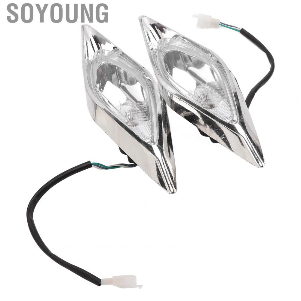 Soyoung ATV Head Light Chinese Headlight Safer Driving 3Pin Male Plug Weatherproof Shockproof for 50-250cc 4 Wheel Replacement
