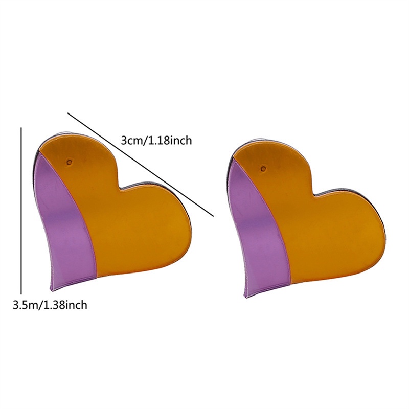 Bông Tai Hình Trái Tim Thiết Kế Tinh Tế Thời Trang Cho Nữ