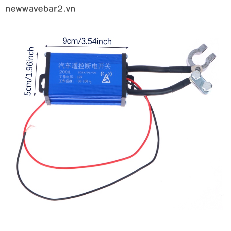 Rơ Le Ngắt Kết Nối Xe Hơi Kèm Remote Điều Khiển Không Dây