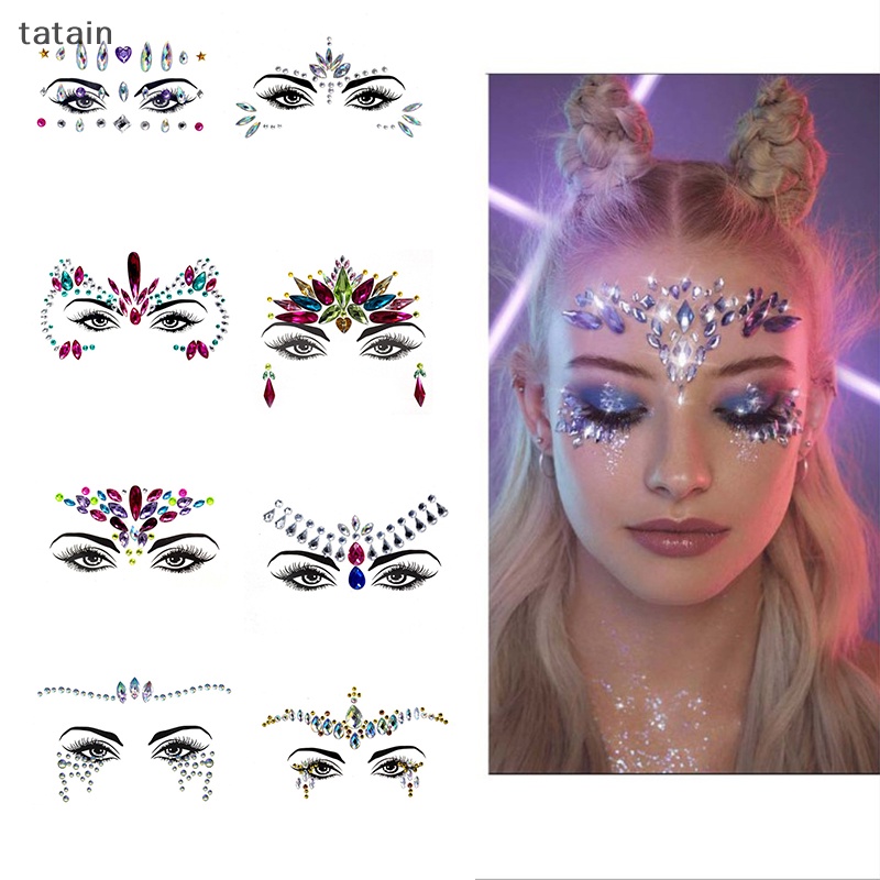 Đá Dán Mặt 3D Lấp Lánh Quyến Rũ Vn