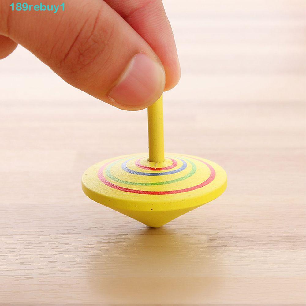 Đồ Chơi Con Quay REBUY1 Xoay Tròn Nhiều Màu Sắc Tinh Tế Cho Trẻ Em