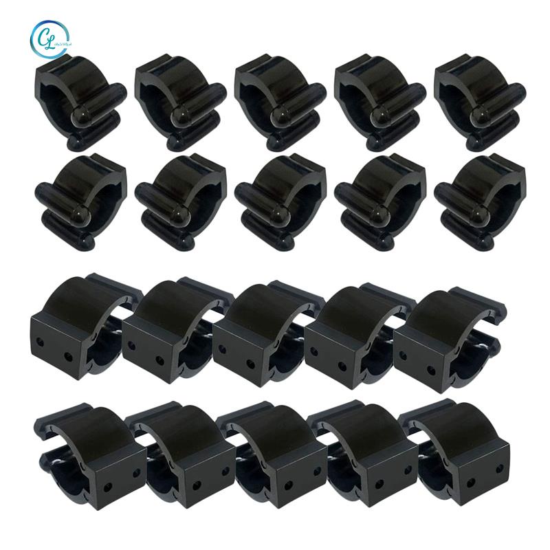 Bộ 20 Kẹp Giữ Cần Câu Cá 2 Kiểu Và 10 Móc Cỡ Lớn Tiện Dụng