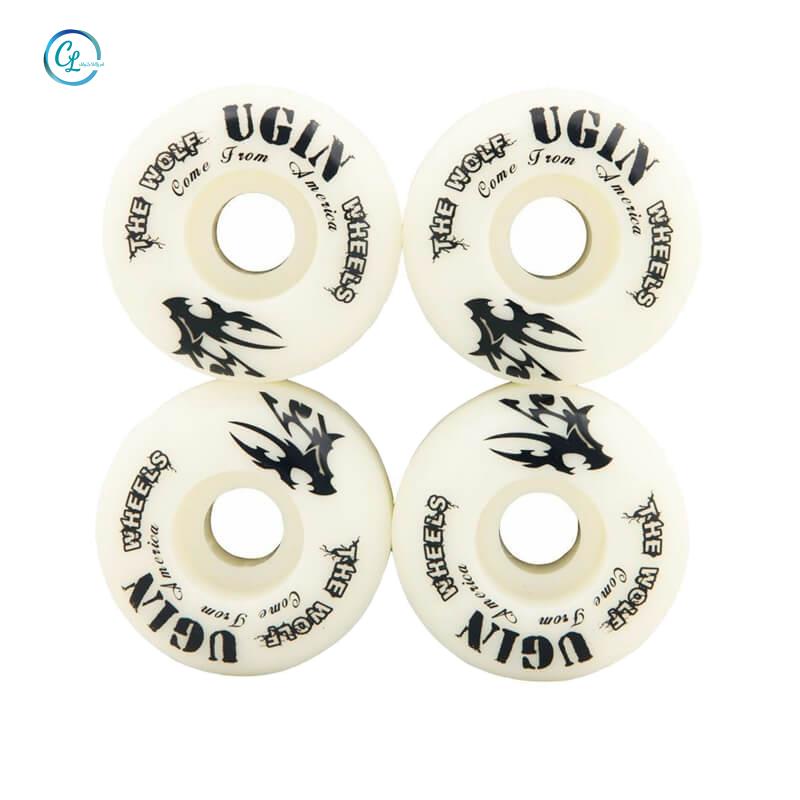 Ugin Bộ 4 Bánh Xe Ván Trượt 52mm Bằng PU Phong Cách Cổ Điển