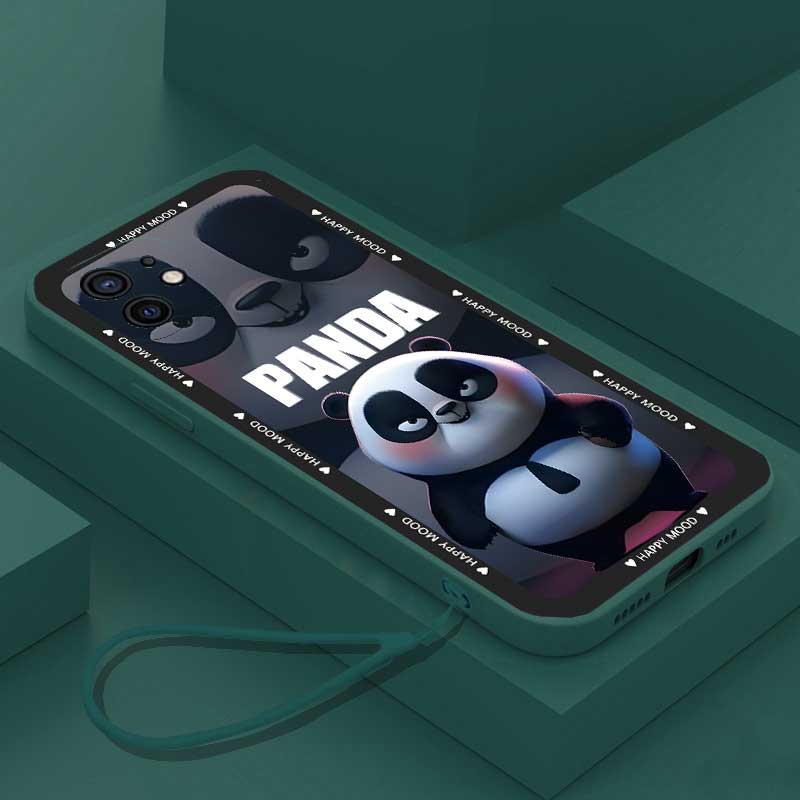 Ốp Điện Thoại Tpu Mềm Hình Gấu Trúc Kung Fu 3D Cho Realme 5 C3 6i 5i 6 9 Pro Plus 5G 7 7Pro Realme 8 C35