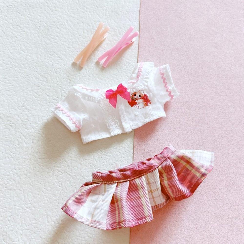 Quần Áo Bằng Cotton Dễ Thương Cho Búp Bê 20cm