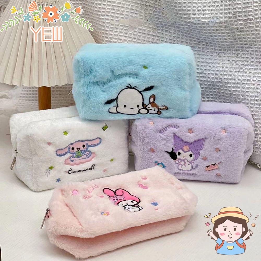 Túi Đựng Bút Bằng Vải Bông Sức Chứa Lớn In Họa Tiết Hoạt Hình Melody / Pacha Dog