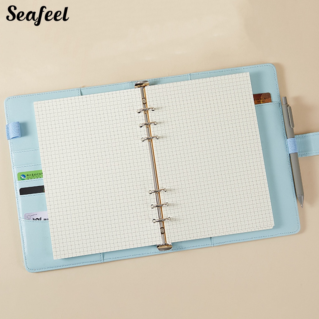 Vỏ Bọc Sổ Tay Chống Thấm Nước 6 Lỗ Họa Tiết Lá Cây Thông Dụng