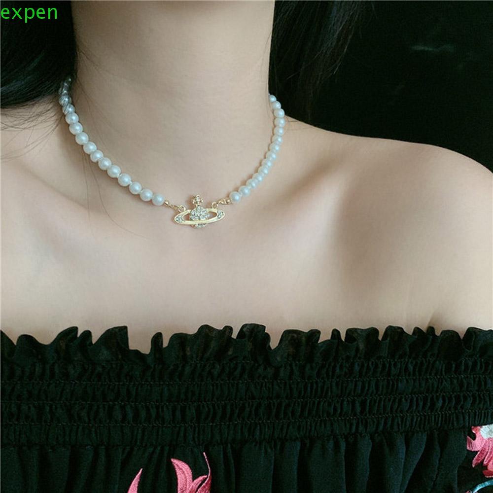 EXPEN Vòng Cổ Choker Đính Đá Thời Trang Cá Tính