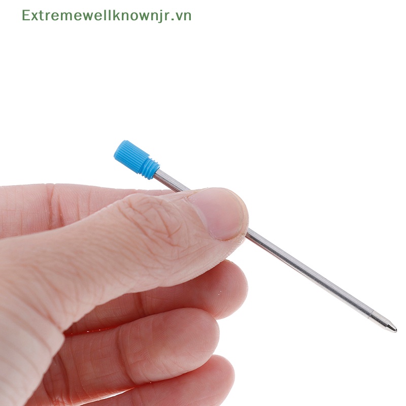 10 Ruột Bút Bi Thay Thế Màu Đen / Xanh 70mm Áo Khoác Phao Thời Trang Trẻ Trung Cá Tính