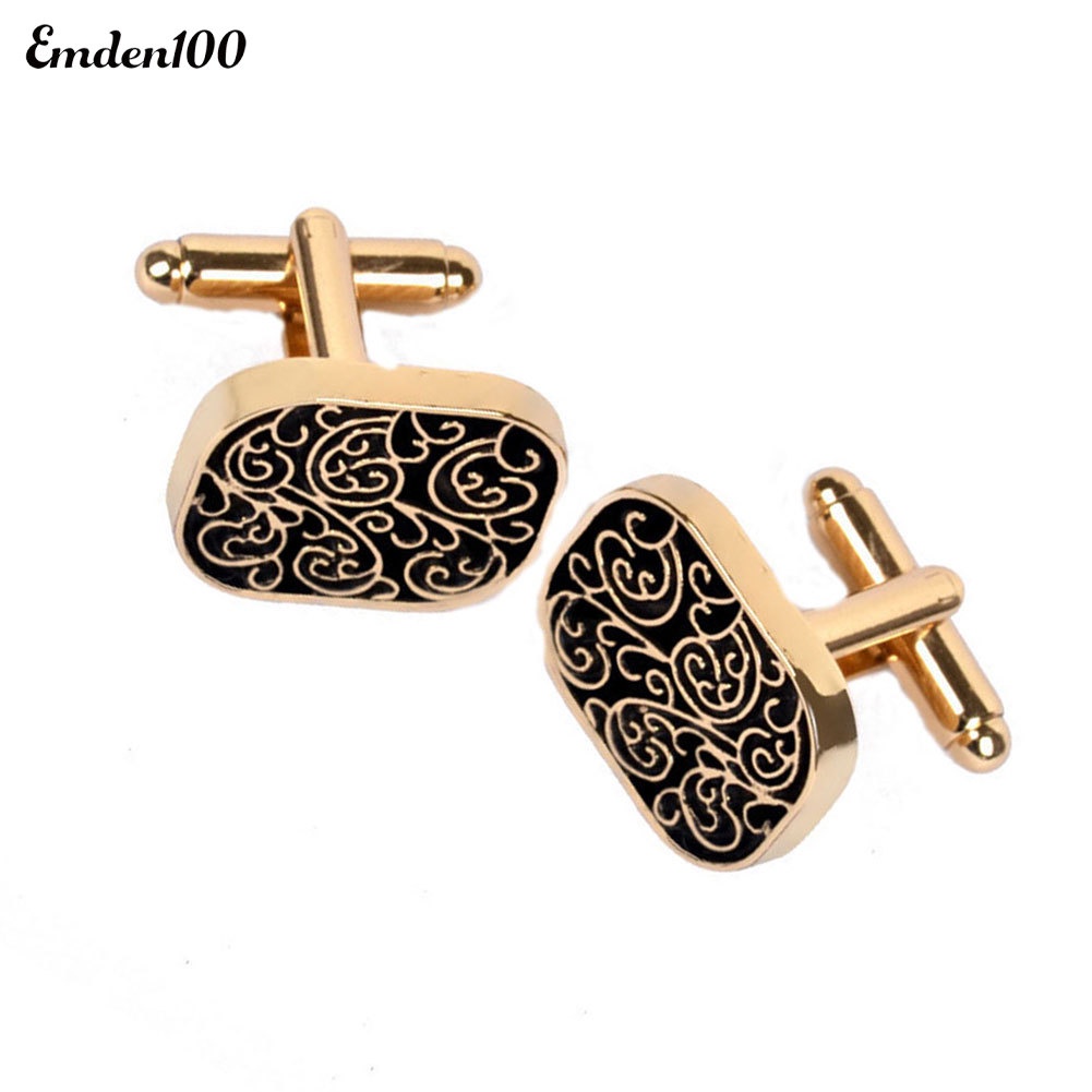 Khuy Măng Sét Hợp Kim Kiểu Dáng Cổ Điển Cho Nam